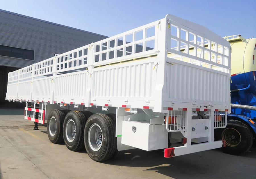 3 axles 40ft 180cm dropside trailer