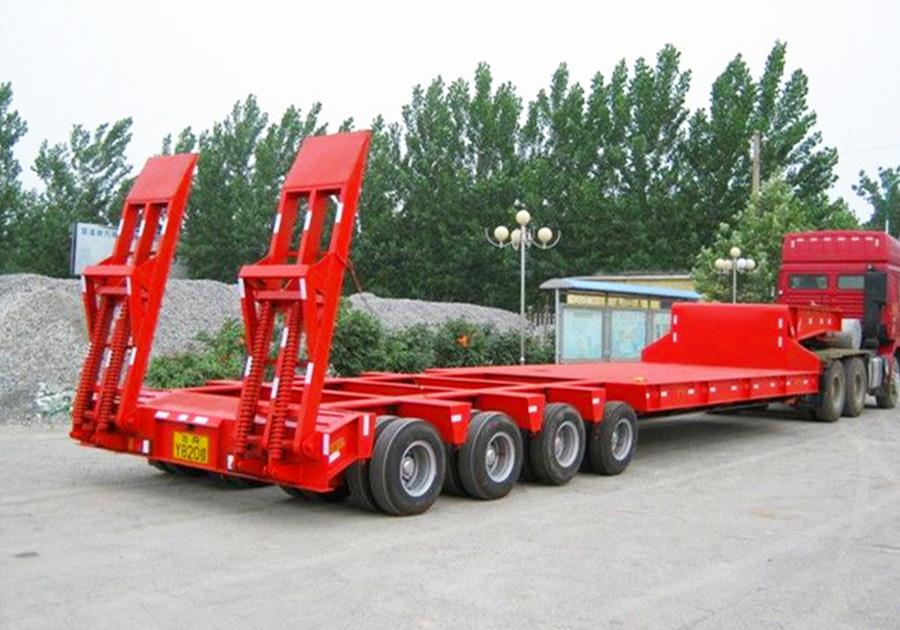 5 lines 10 axles 120tons lowbed trailer