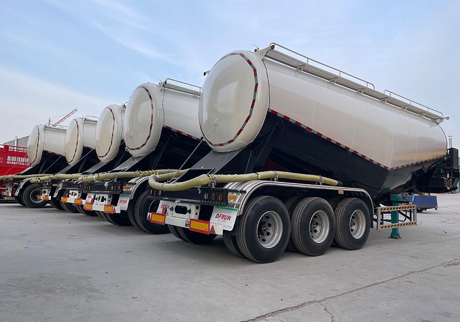 3 Axles 30m3 cement tank trailer