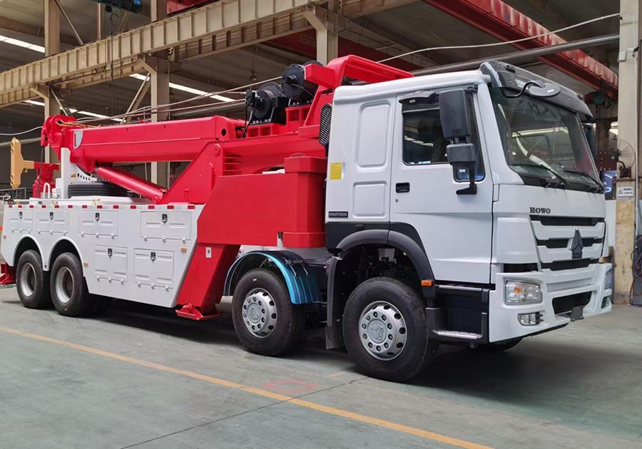 3-50tons road wrecker truck